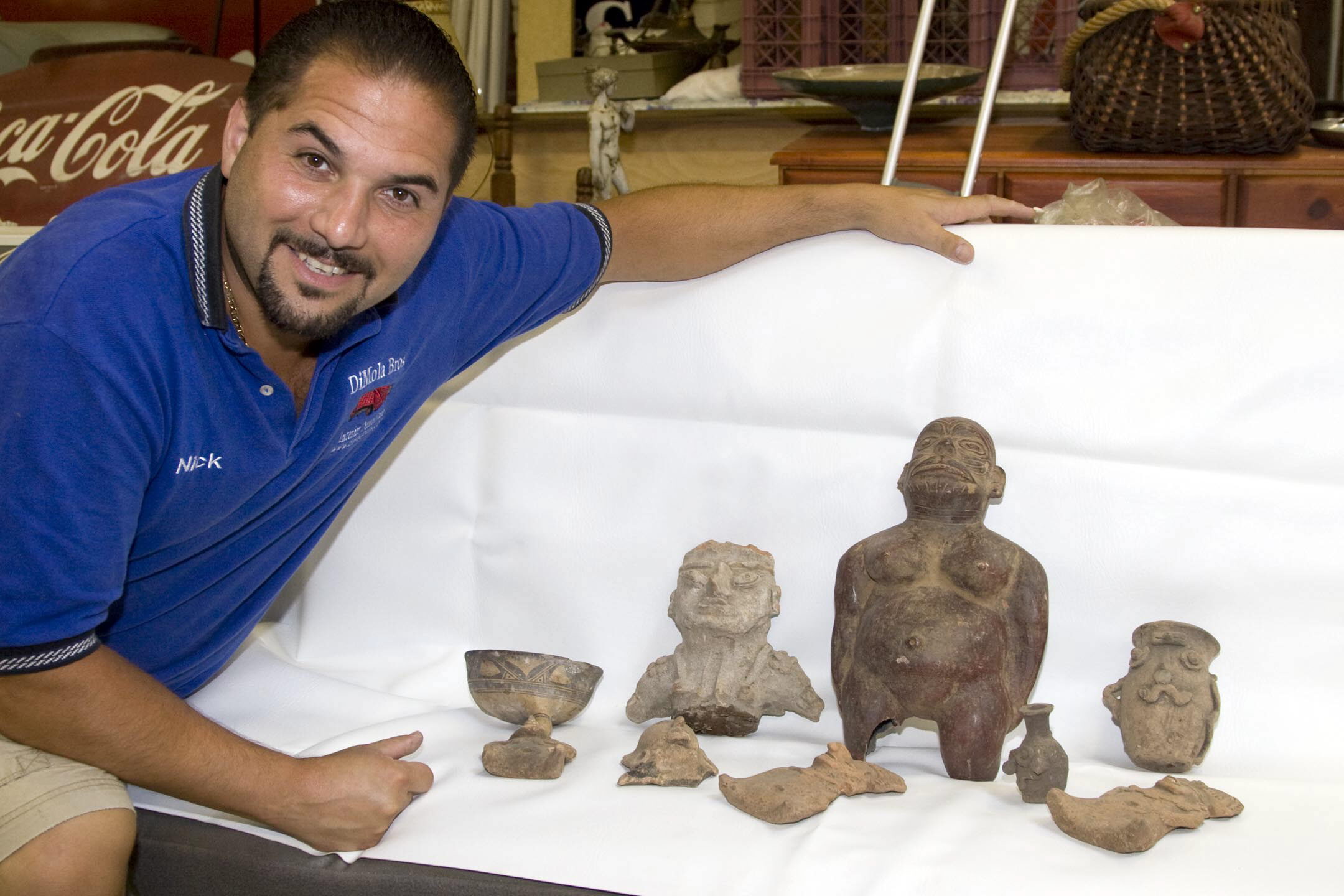 Un basurero de Nueva York encuentra figuras mayas del año 300 antes de Cristo Un basurero de Nueva York encuentra figuras mayas del año 300 antes de Cristo