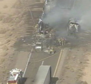 Tormenta de Arena ocasiona trágico accidente en vía a Tucson Tormenta de Arena ocasiona trágico accidente en vía a Tucson