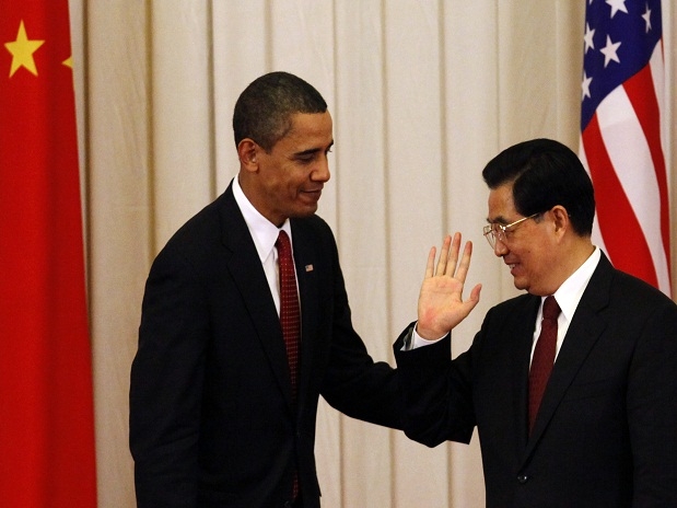 Obama y Hu analizan la relación bilateral en una cena privada Obama y Hu analizan la relación bilateral en una cena privada