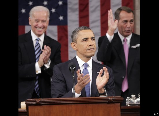 Obama pide al congreso apoyo para la creación de puestos de trabajo durante el discurso sobre el Estado de la Unión Obama pide al congreso apoyo para la creación de puestos de trabajo durante el discurso sobre el Estado de la Unión