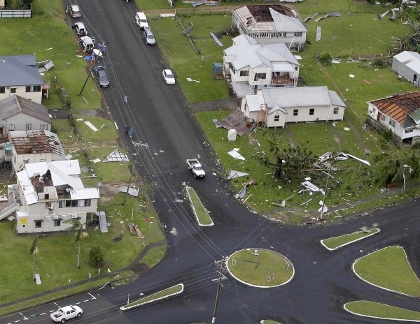Ciclón en Australia deja terror y ruinas, pero ningún muerto Ciclón en Australia deja terror y ruinas, pero ningún muerto