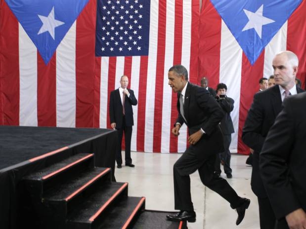 Barack Obama llega a Puerto Rico Barack Obama llega a Puerto Rico