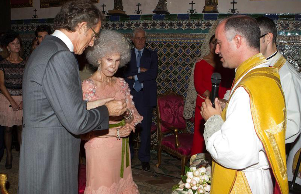 Boda de la duquesa de Alba cautiva a España Boda de la duquesa de Alba cautiva a España