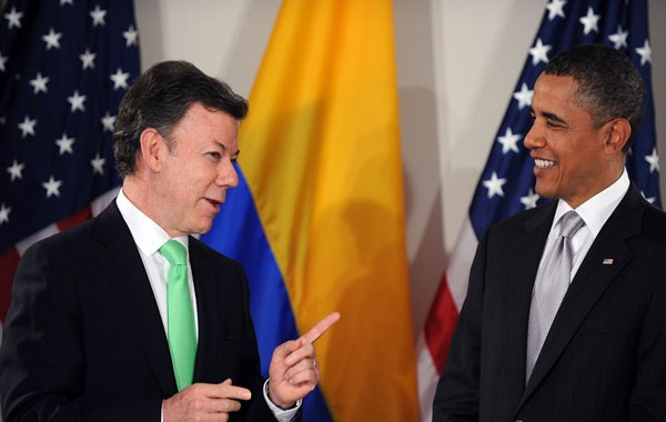 Santos y Obama dialogaron sobre la agenda de la Cumbre de las Américas de Cartagena Santos y Obama dialogaron sobre la agenda de la Cumbre de las Américas de Cartagena