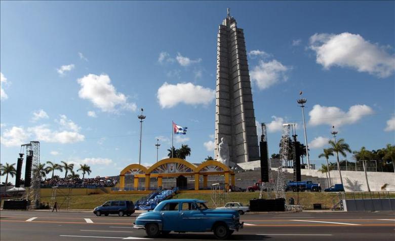 Las plazas donde Benedicto XVI oficiará sus misas en Cuba ya están a punto Las plazas donde Benedicto XVI oficiará sus misas en Cuba ya están a punto