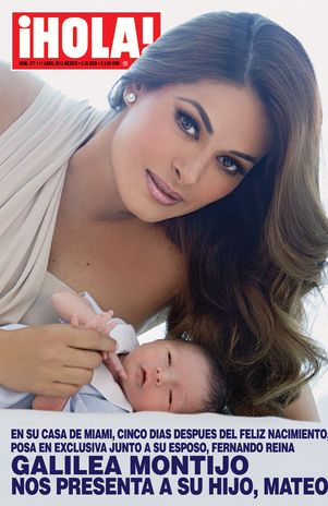Galilea Montijo presenta a su hijo en la portada de HOLA Galilea Montijo presenta a su hijo en la portada de HOLA