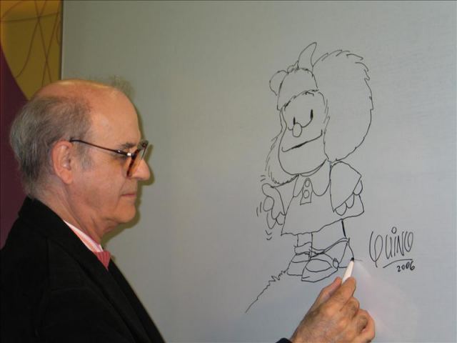 Quino, el padre de Mafalda, admite a sus 80 años su inclinación por Libertad Quino, el padre de Mafalda, admite a sus 80 años su inclinación por Libertad