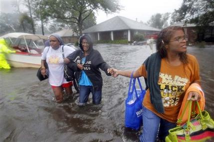 Rescates y evacuaciones por Isaac; Nueva Orleáns resiste Rescates y evacuaciones por Isaac; Nueva Orleáns resiste