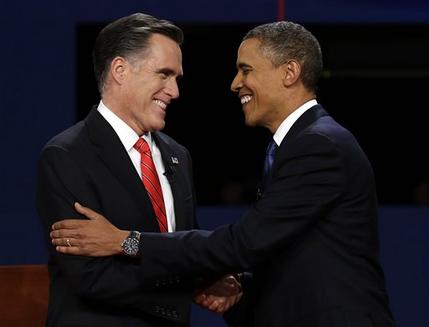 Obama y Romney chocan sobre economía en debate Obama y Romney chocan sobre economía en debate