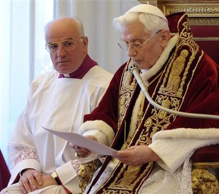 El Papa anuncia que renunciará el 28 de febrero El Papa anuncia que renunciará el 28 de febrero