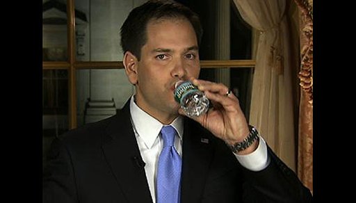 Sed del senador Rubio, fenómeno en redes sociales Sed del senador Rubio, fenómeno en redes sociales