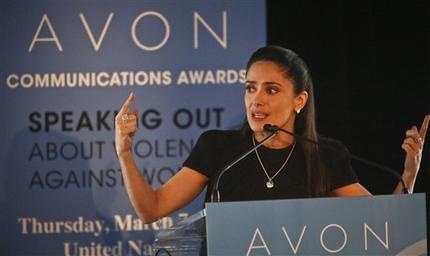 Hayek en la ONU llama a respeto de la mujer Hayek en la ONU llama a respeto de la mujer