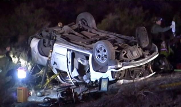 Iban inmigrantes en vehículo accidentado
