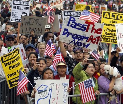 Inmigrantes piden reforma el 1 de mayo Inmigrantes piden reforma el 1 de mayo