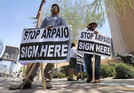 Termina plazo para reunir firmas contra Arpaio Termina plazo para reunir firmas contra Arpaio