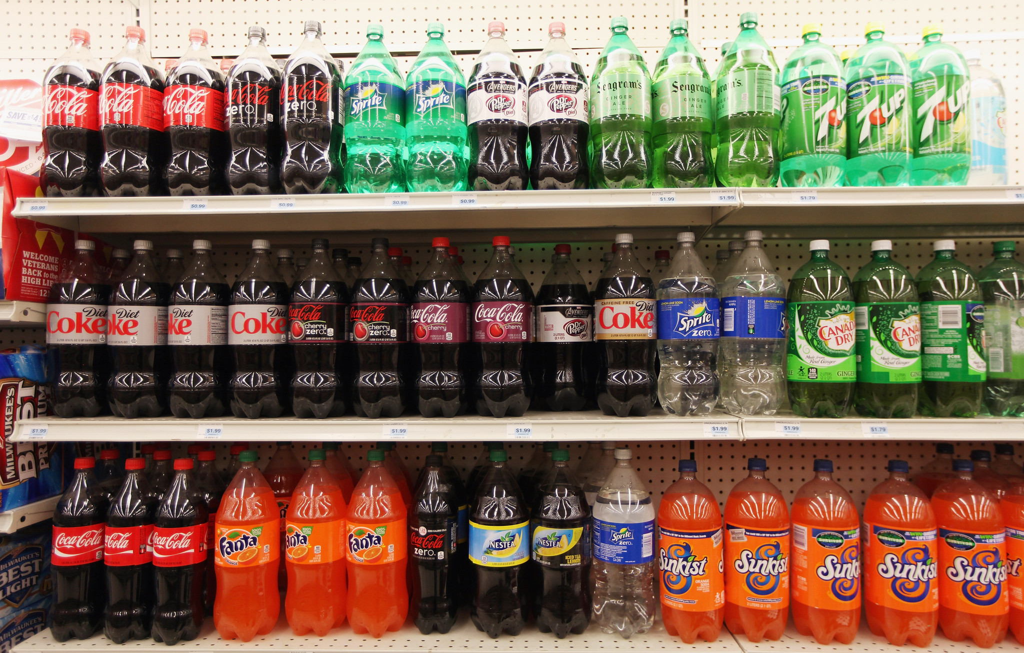 Baja el consumo de bebidas gaseosas en Estados Unidos Baja el consumo de bebidas gaseosas en Estados Unidos