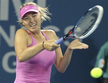 Sharapova reaparece con Victoria en Brisbane Sharapova reaparece con Victoria en Brisbane
