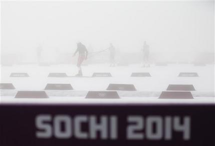 Sochi y sus extremos: De calor a la neblina Sochi y sus extremos: De calor a la neblina