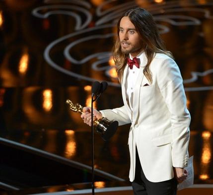 Jared Leto expresó su apoyo a los pueblos de Venezuela y Ucrania al recibir su estatuilla como Mejor Actor de reparto Jared Leto expresó su apoyo a los pueblos de Venezuela y Ucrania al recibir su estatuilla como Mejor Actor de reparto