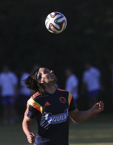 Mundial: Falcao, Vidal y Suárez intentan llegar Mundial: Falcao, Vidal y Suárez intentan llegar