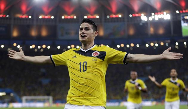 James, la sonrisa y el goleador de Colombia James, la sonrisa y el goleador de Colombia