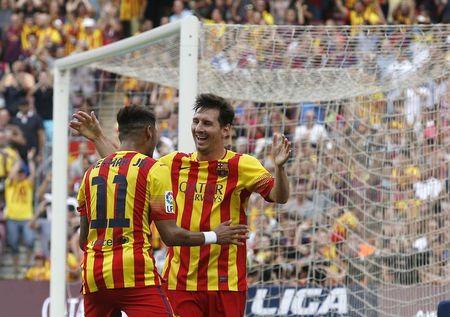 Barcelona mantiene paso perfecto en Liga gracias a la dupla Messi-Neymar Barcelona mantiene paso perfecto en Liga gracias a la dupla Messi-Neymar