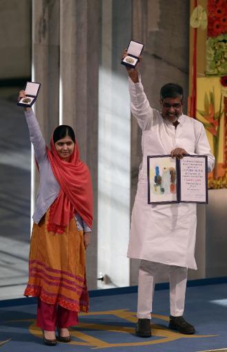 Malala y el indio Satyarthi reciben el premio Nobel de la Paz