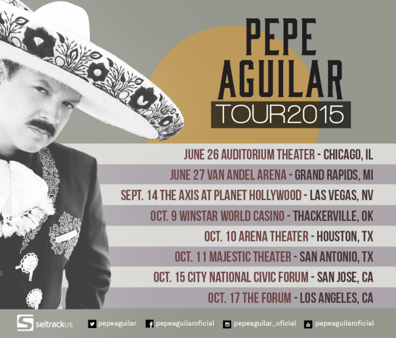 Pepe Aguilar anuncia las primeras fechas de su “Pepe Aguilar Tour 2015” en Estados Unidos Pepe Aguilar anuncia las primeras fechas de su “Pepe Aguilar Tour 2015” en Estados Unidos