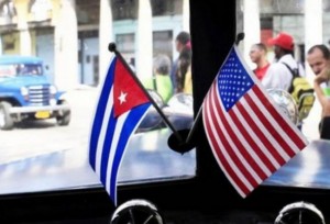 Banderas USA CUBA