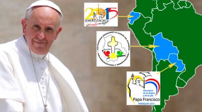 El Papa emprende histórico viaje a Sudamérica El Papa emprende histórico viaje a Sudamérica