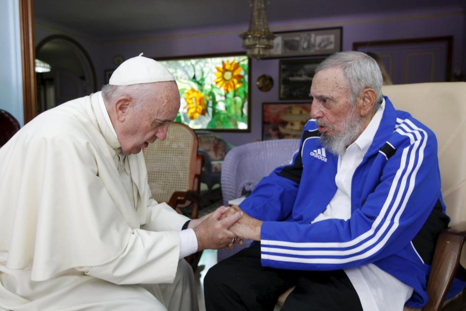 ESPECIAL PANORAMA- SIGUIENDO LOS PASOS DEL PAPA FRANCISCO EN CUBA Y ESTADOS UNIDOS/ Encuentro con el Presidente Raul Castro y con el Comandante Fidel en el Palacio de la Revolución ESPECIAL PANORAMA- SIGUIENDO LOS PASOS DEL PAPA FRANCISCO EN CUBA Y ESTADOS UNIDOS/ Encuentro con el Presidente Raul Castro y con el Comandante Fidel en el Palacio de la Revolución
