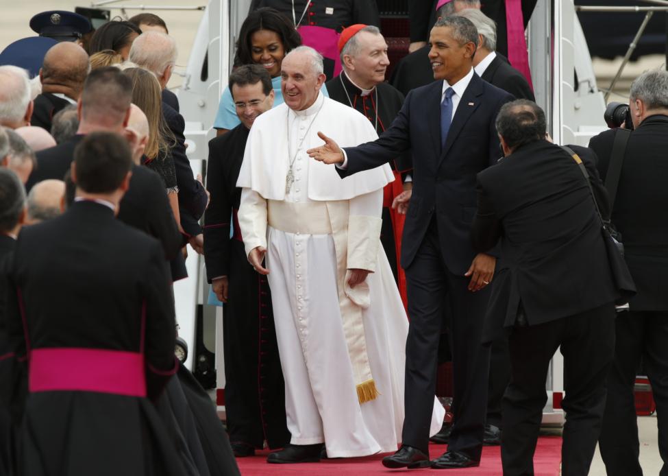 El Papa Francisco llegó a Estados Unidos, en el marco de un recibimiento único y apoteósico El Papa Francisco llegó a Estados Unidos, en el marco de un recibimiento único y apoteósico