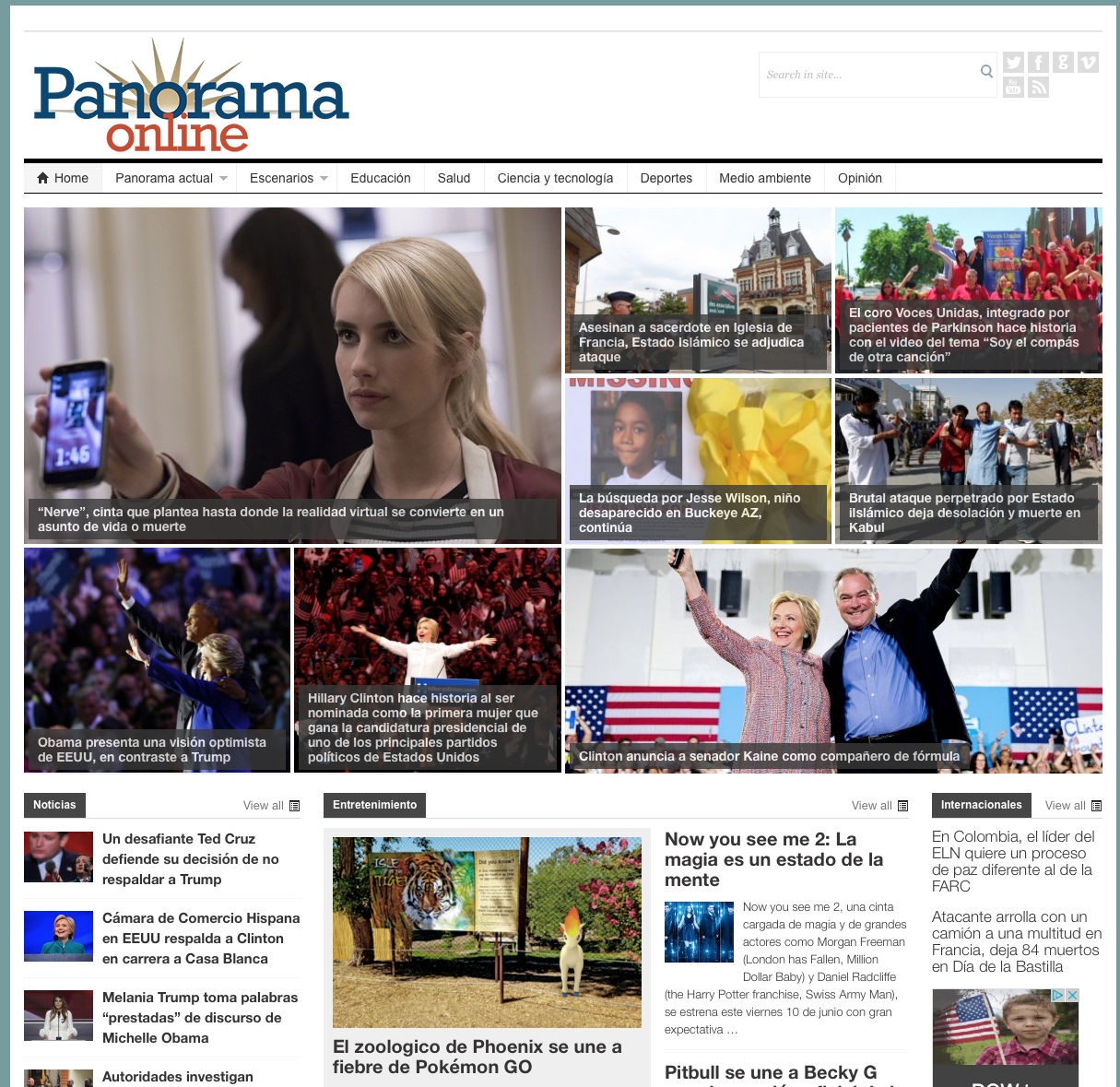 Panorama Online, llegó para cambiar el concepto de los medios en linea en Arizona Panorama Online, llegó para cambiar el concepto de los medios en linea en Arizona