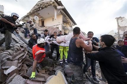 Terremoto destruye históricas localidades del centro de Italia, deja al menos 73 muertos Terremoto destruye históricas localidades del centro de Italia, deja al menos 73 muertos