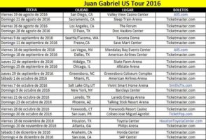 Juan Gabriel USA tour