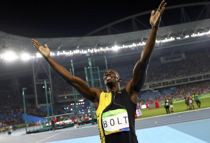 Usain Bolt se consagra tricampeón olímpico en los 100 metros planos Río Usain Bolt se consagra tricampeón olímpico en los 100 metros planos Río