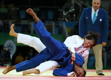 Colombiana Yuri Alvear, plata en judo hasta 70 kilos en Río Colombiana Yuri Alvear, plata en judo hasta 70 kilos en Río