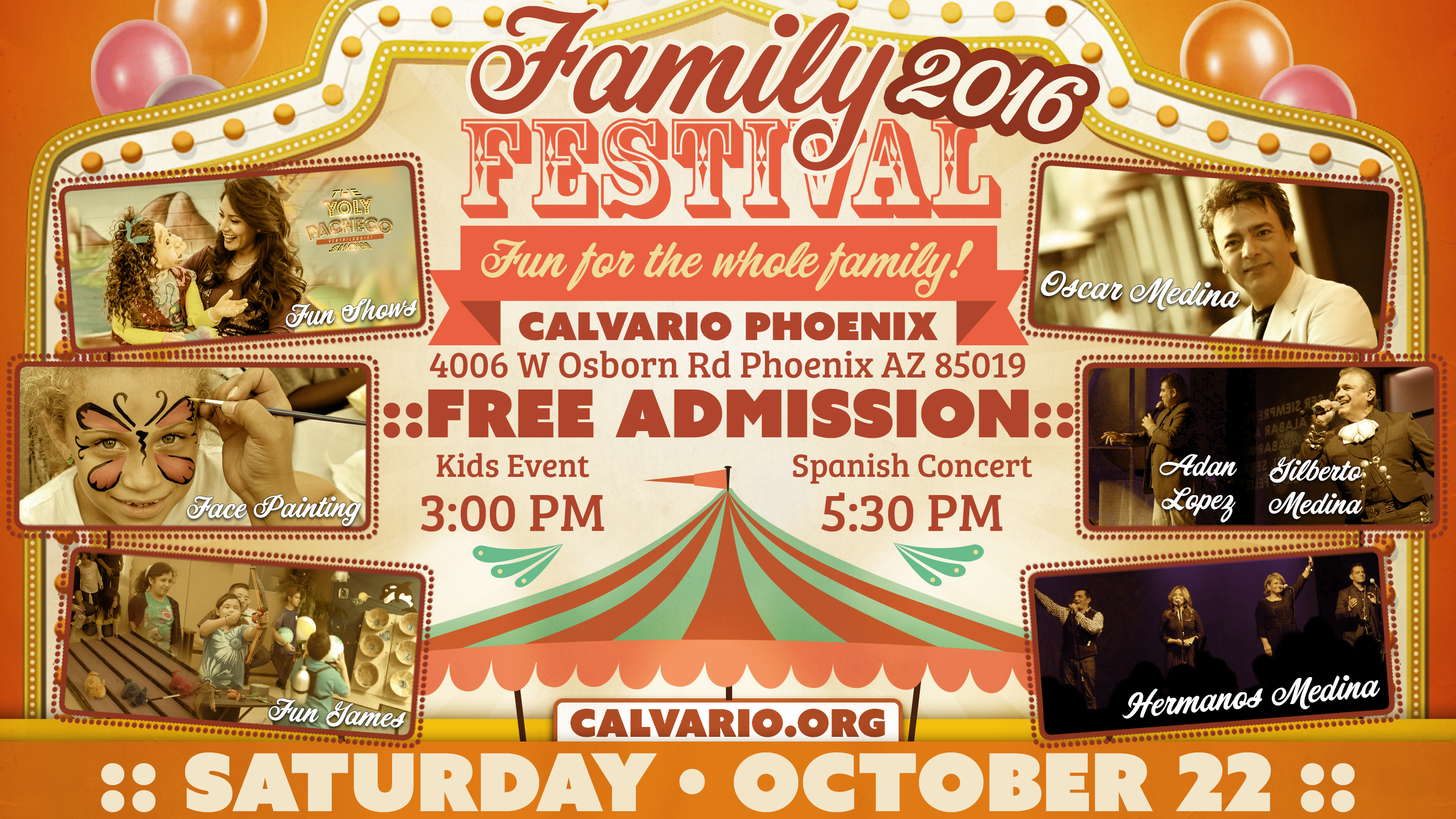 Festival Familiar 2016 en la Iglesia Calvario Festival Familiar 2016 en la Iglesia Calvario