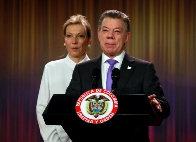 Presidente colombiano Juan Manuel Santos gana premio Nobel de la Paz 2016 Presidente colombiano Juan Manuel Santos gana premio Nobel de la Paz 2016