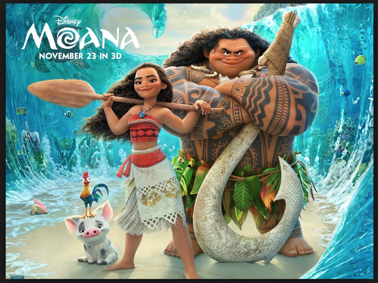 Moana, una princesa ancestral que asume el reto de encontrar su verdadera identidad Moana, una princesa ancestral que asume el reto de encontrar su verdadera identidad