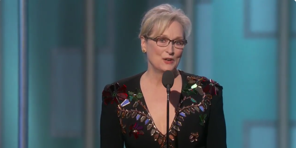 Trump responde a comentarios de Meryl Streep durante gala de los Globos de Oro Trump responde a comentarios de Meryl Streep durante gala de los Globos de Oro