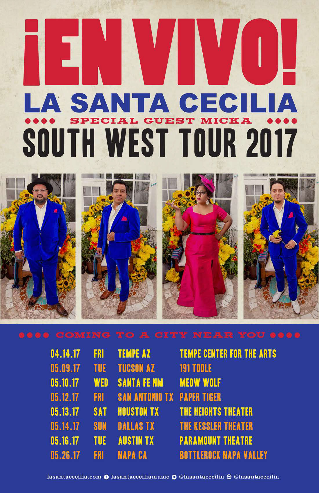 La Santa Cecilia anuncia el lanzamiento de Amar y Vivir un álbum visual único La Santa Cecilia anuncia el lanzamiento de Amar y Vivir un álbum visual único