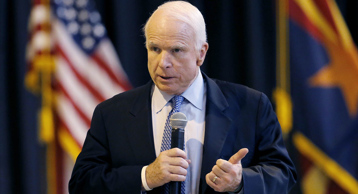 El Senador de Arizona, John McCain es diagnosticado con un tumor cerebral El Senador de Arizona, John McCain es diagnosticado con un tumor cerebral