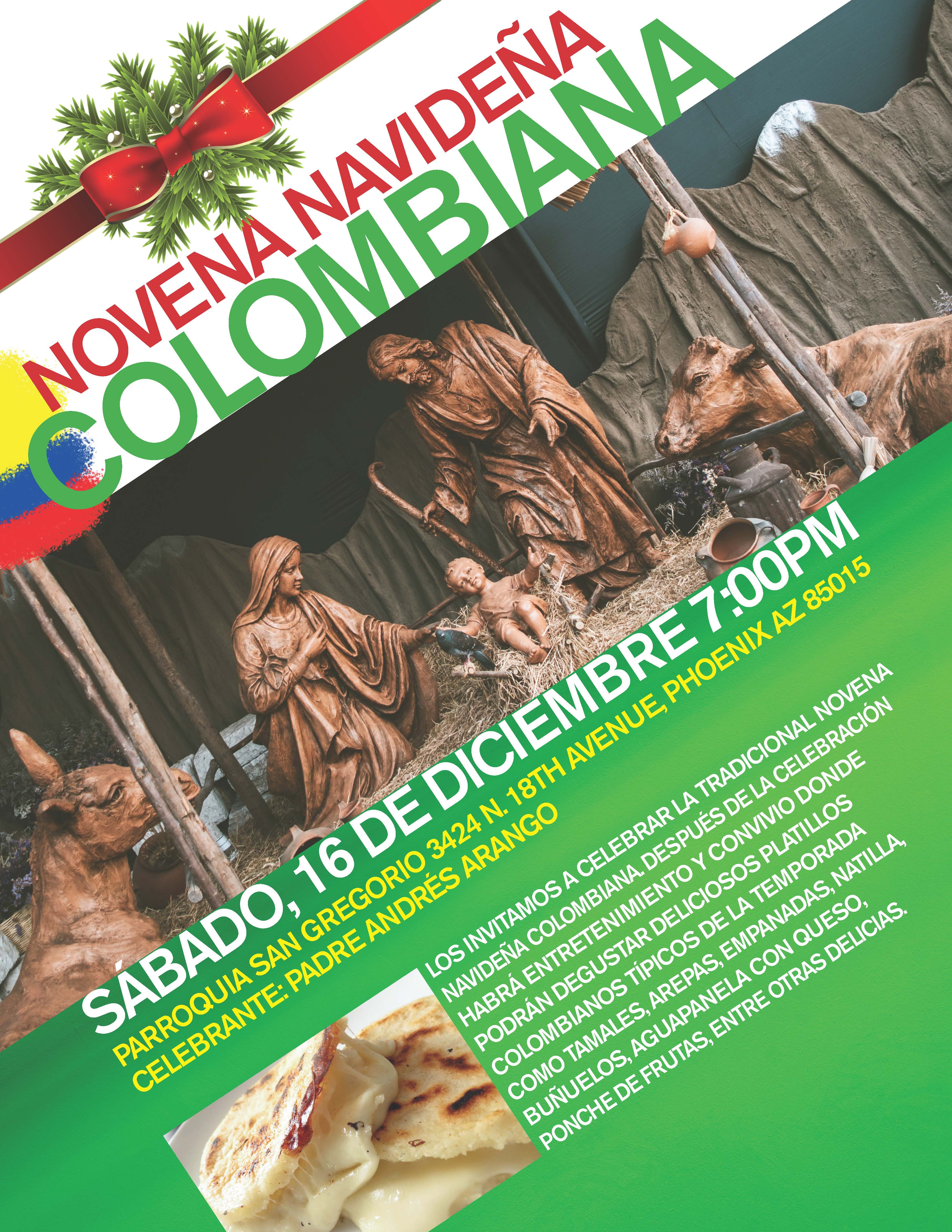 EVENTO LOCAL: Ven a celebrar una típica noche de Novena Navideña al estilo colombiano EVENTO LOCAL: Ven a celebrar una típica noche de Novena Navideña al estilo colombiano