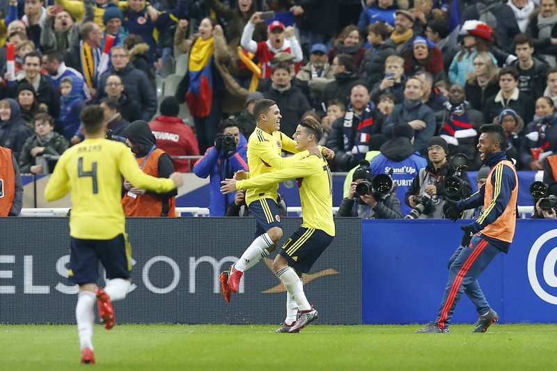 DEPORTES: Colombia se impuso 3-2 ante Francia, ganando como visitante DEPORTES: Colombia se impuso 3-2 ante Francia, ganando como visitante