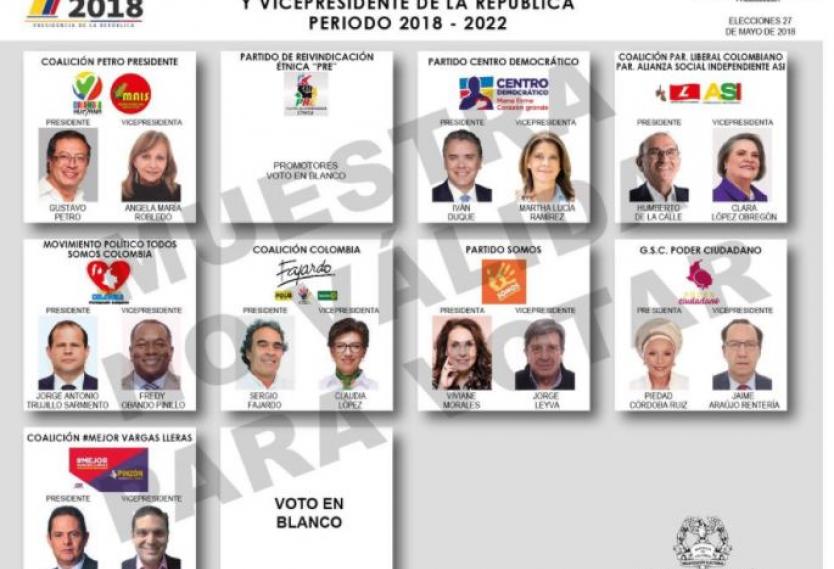 Elecciones primarias para presidente y vice-presidente en Colombia el domingo 27 de mayo: Donde votar en Phoenix Elecciones primarias para presidente y vice-presidente en Colombia el domingo 27 de mayo: Donde votar en Phoenix
