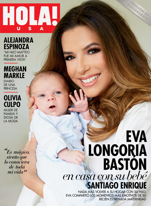 Eva Longoria presenta su bebé al Mundo Eva Longoria presenta su bebé al Mundo