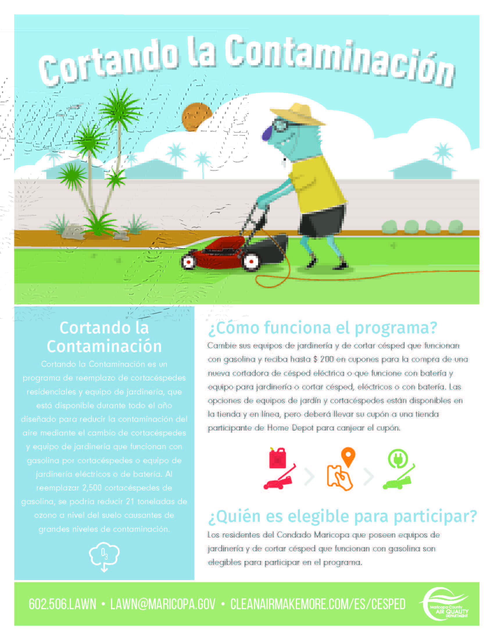 Lanzan programa, “Cortando la Contaminación” para reducir la contaminación de ozono a nivel del suelo