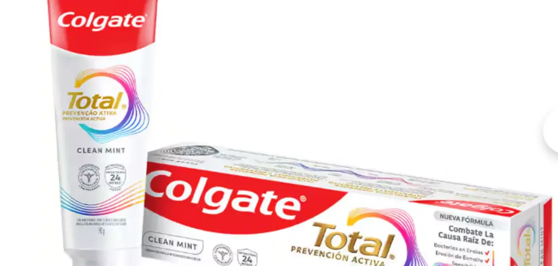 Colgate Total Clean Mint retirado por alertas sanitarias”