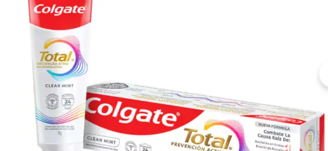 Colgate Total Clean Mint retirado por alertas sanitarias”